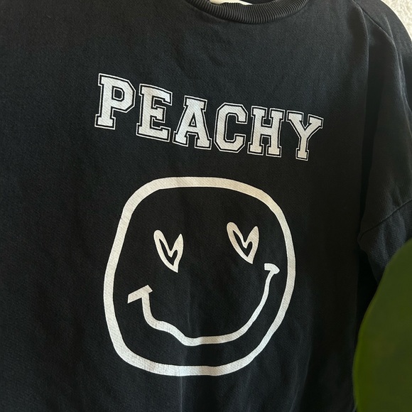 Smiley crewneck in black - Picture 2 of 4